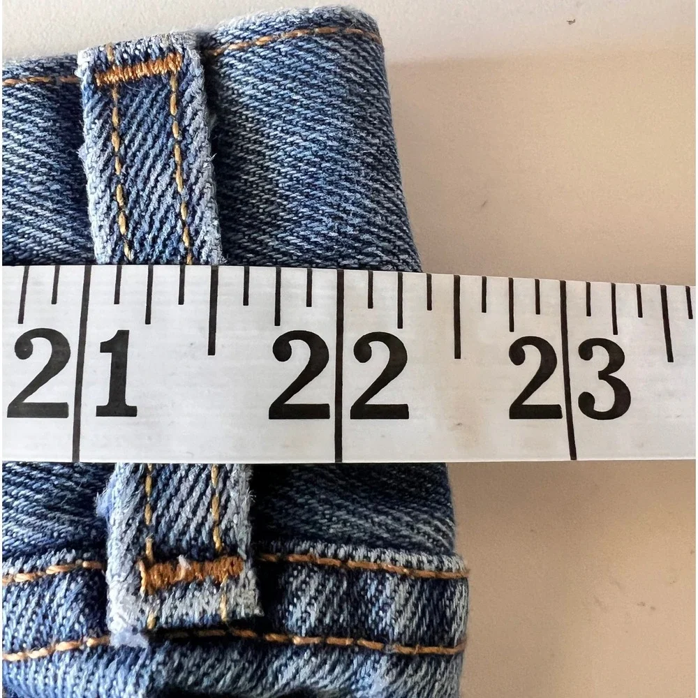 Levis 501 Original Fit Button Fly Blue Denim Jeans‎ Mens 46x30 Medium Wash